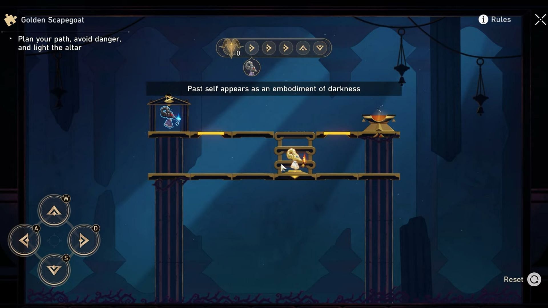 First Golden Scapegoat puzzle solution (Image via HoYoverse)